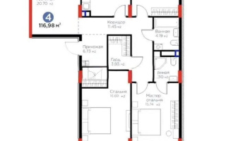 Продажа 4-комнатной квартиры, 117 м² - Продажа квартир в р-не Есиль Астаны - страница 42
