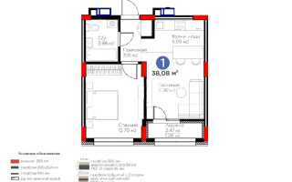 Продажа 1-комнатной квартиры, 38.1 м², пр. Аль-Фараби, дом  46/24 - Продажа  однокомнатных квартир в Астане без посредников