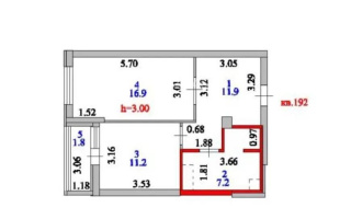 Продажа 1-комнатной квартиры, 49 м², ул. Бухар жырау, дом  32/1 - Продажа квартир в новостройках Астаны