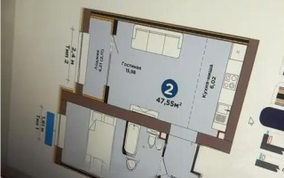 Продажа 2-комнатной квартиры, 47.5 м² - Продажа двухкомнатных квартир от собственников в Астане - страница 35