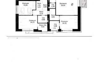 Продажа 4-комнатной квартиры, 122.95 м², ул. Калдаякова, дом  14 стр - Продажа  четырехкомнатных квартир в Астане без посредников с фото
