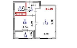 Продажа 1-комнатной квартиры, 35.6 м²