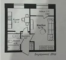Продажа 1-комнатной квартиры, 39 м²