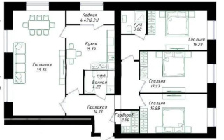 Продажа 4-комнатной квартиры, 132.83 м² - Продажа квартир в новостройках Астаны с фото - страница 33