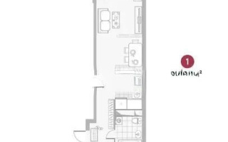 Продажа 1-комнатной квартиры, 38.5 м², ул. Момышулы, дом  100 стр - Продажа  однокомнатных квартир в Алматы с фото