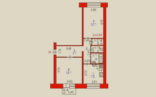 Продажа 2-комнатной квартиры, 49.1 м², ул. Шернияза, дом  62 - Продажа квартир в Актобе